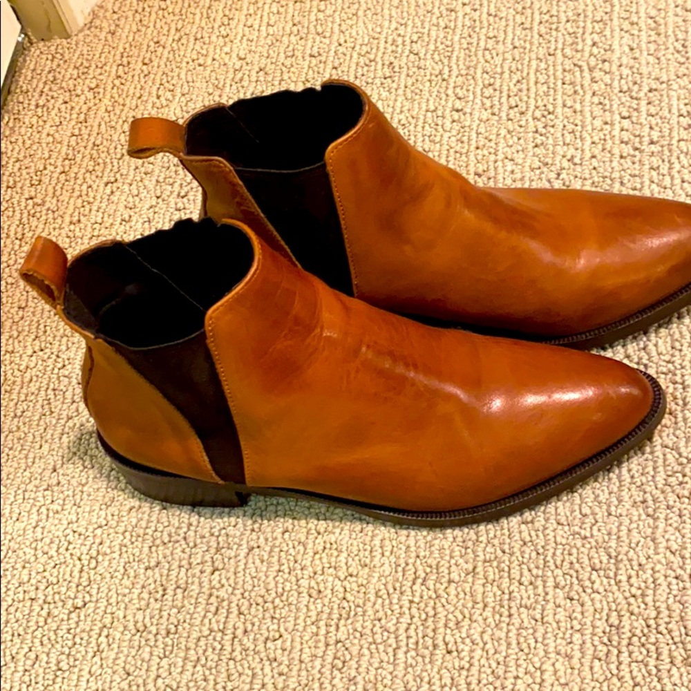 Italian Leather Booties